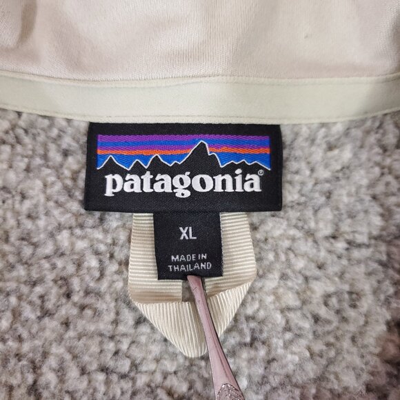 *READ* Patagonia Womens XL Better Sweater Jacket Full Zip Fleece Oatmeal 25542 - Picture 10 of 14